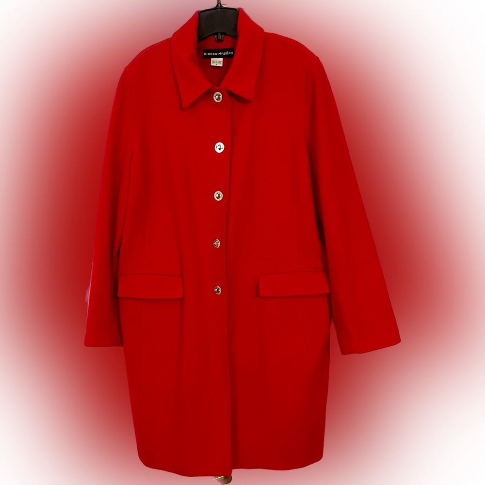 Jones New York Women's Red Coat